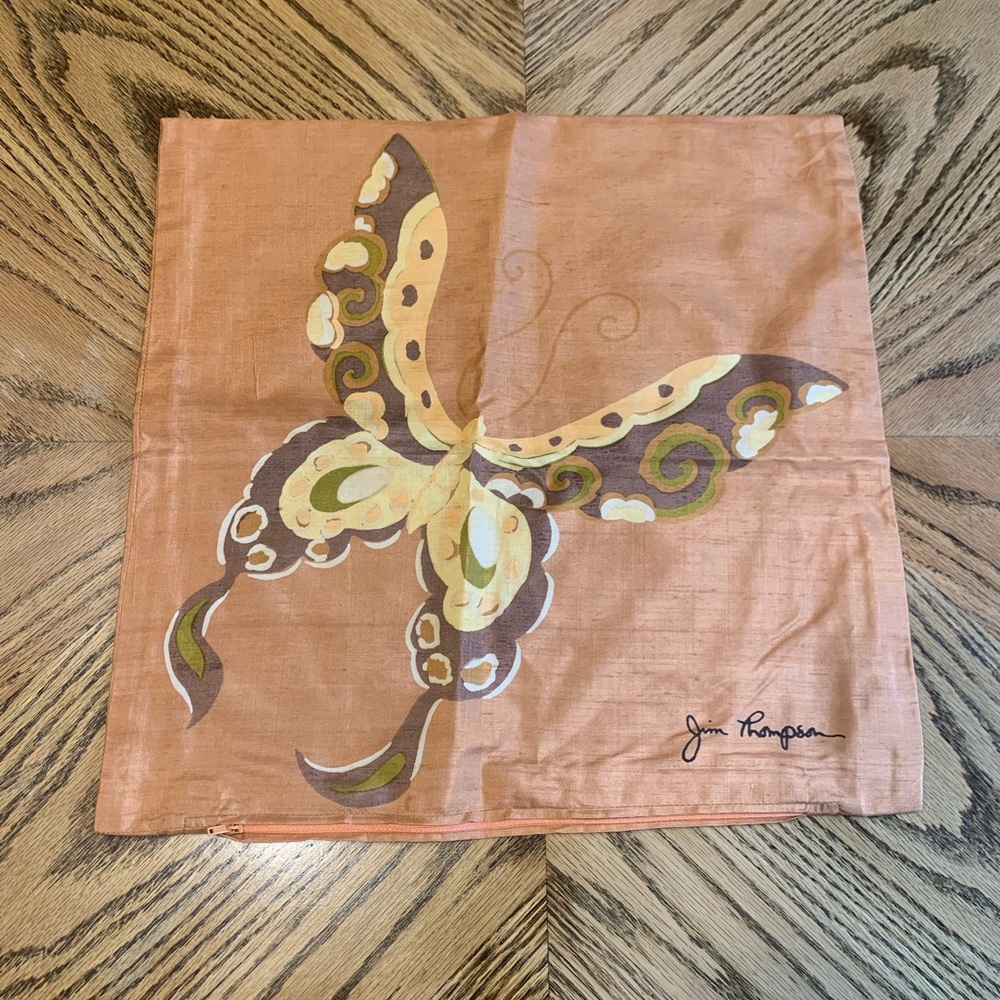 🎉 HOST PICK🎉Jim Thompson Thai silk cushion cover vintage